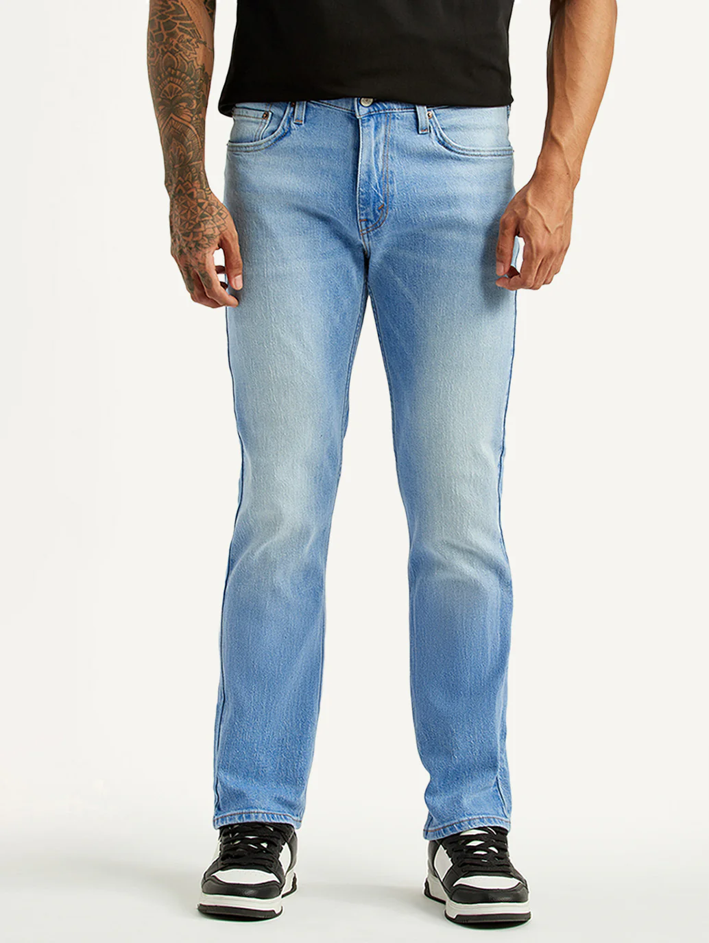 Men's 511 Light Blue Slim Fit Mid Rise Jeans - Image 2