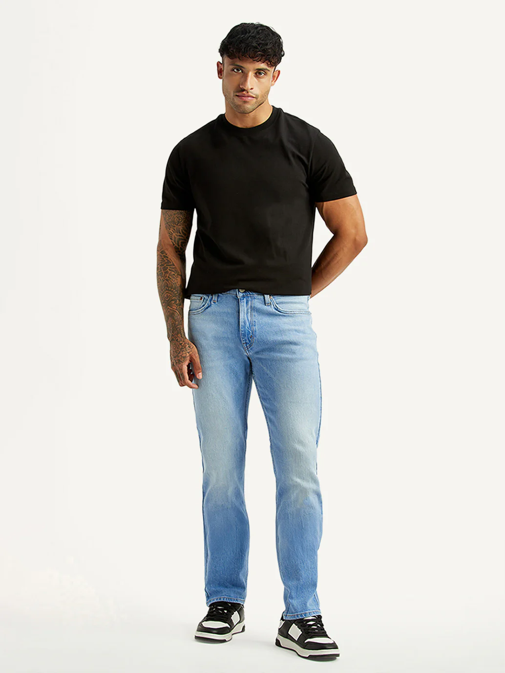 Men's 511 Light Blue Slim Fit Mid Rise Jeans - Image 7
