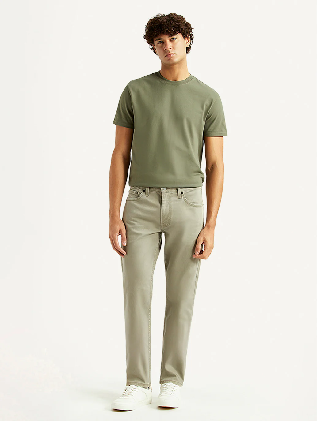 Men's 511 Light Green Slim Fit Mid Rise Jeans - Image 2