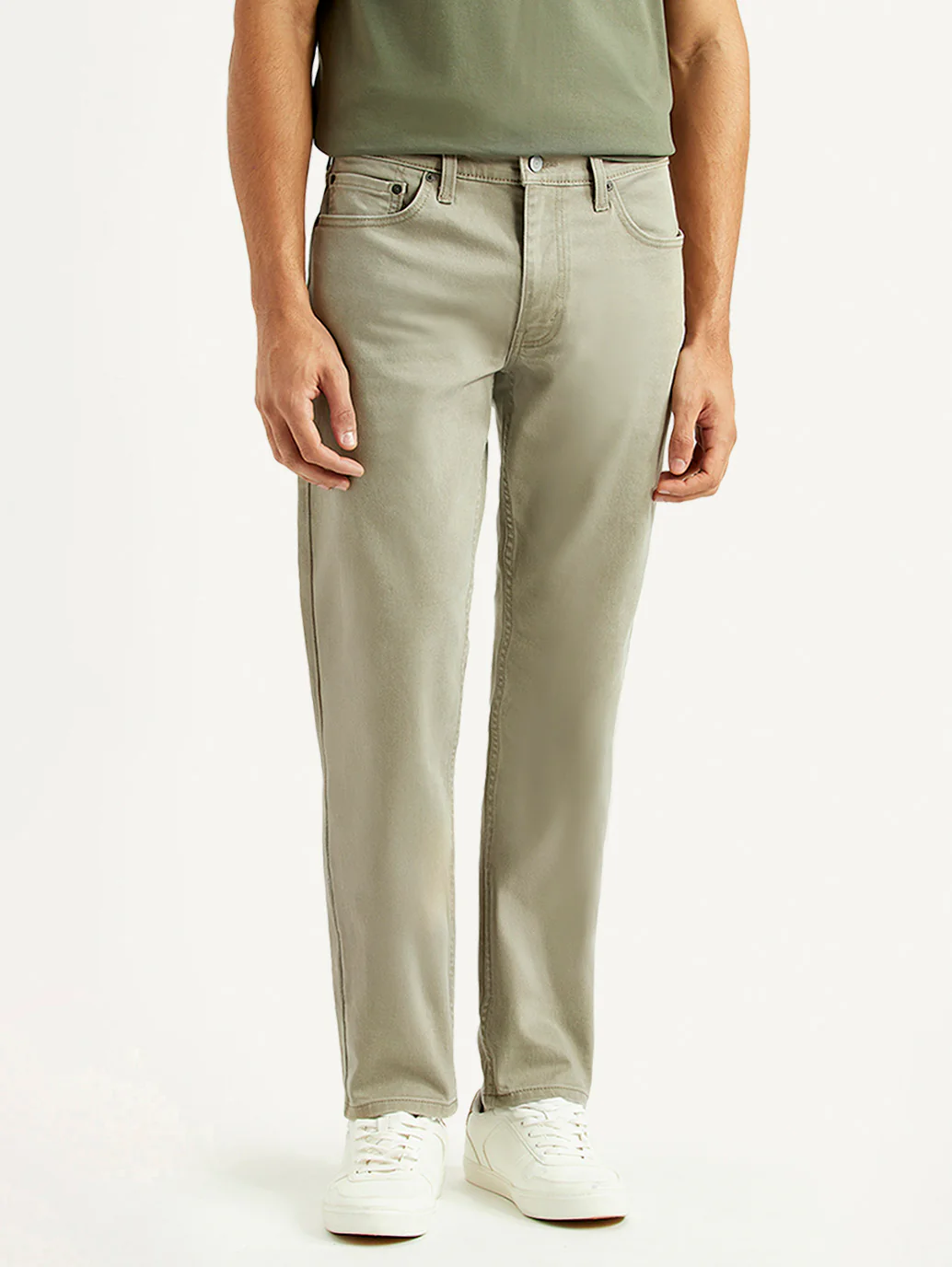 Men's 511 Light Green Slim Fit Mid Rise Jeans - Image 3