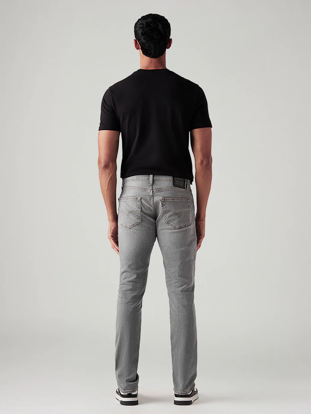 Men's 511 Light Grey Slim Fit Mid Rise Commuter Jeans - Image 5