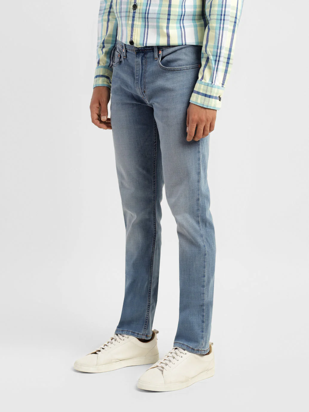 Men's 511 Blue Slim Fit Mid Rise Jeans - Image 5