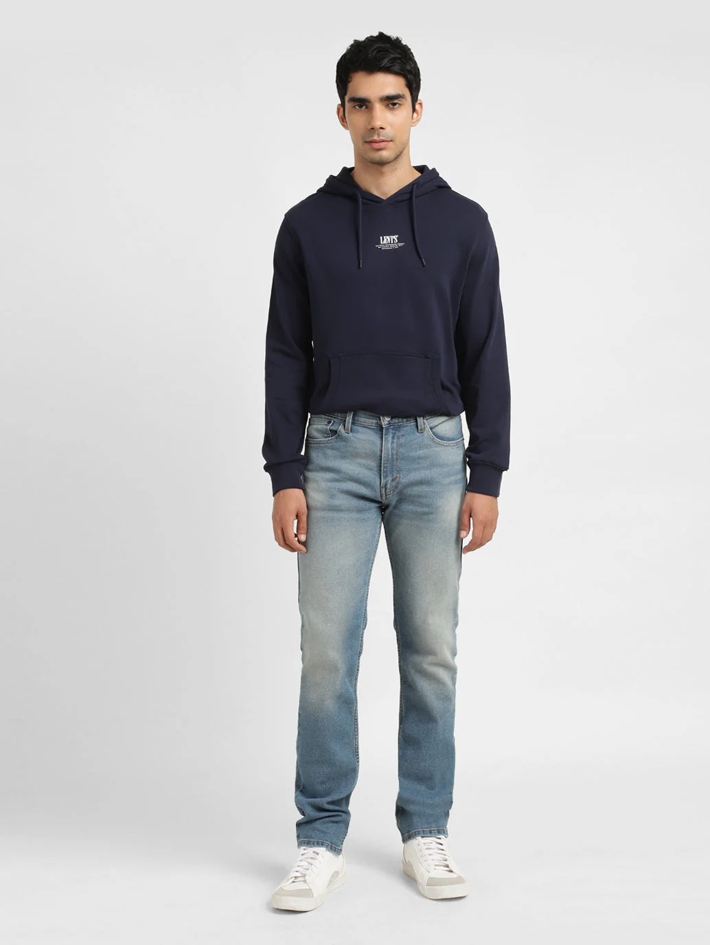 Men's 511 Blue Slim Fit Mid Rise Jeans