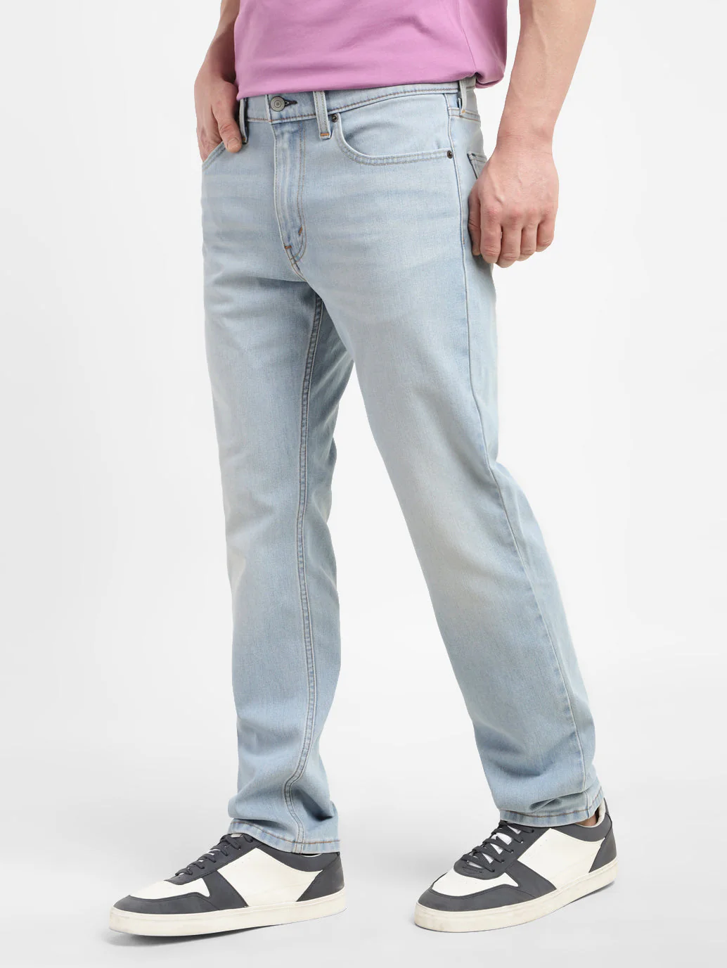 Men's 511 Blue Slim Fit Mid Rise Jeans - Image 5