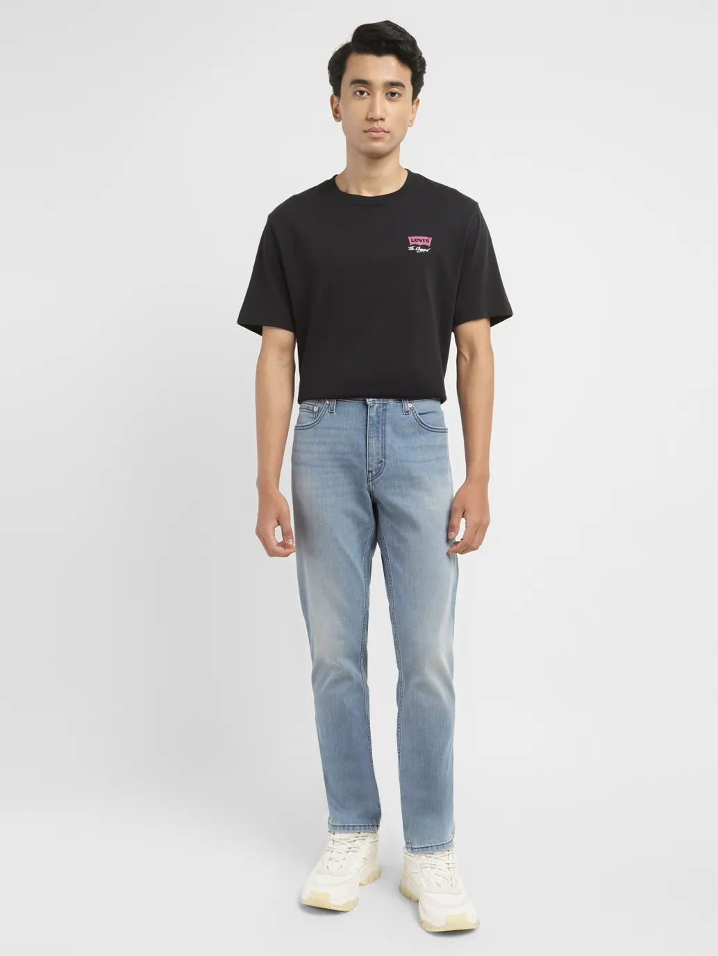 Men's 511 Blue Slim Fit Mid Rise Jeans - Image 8