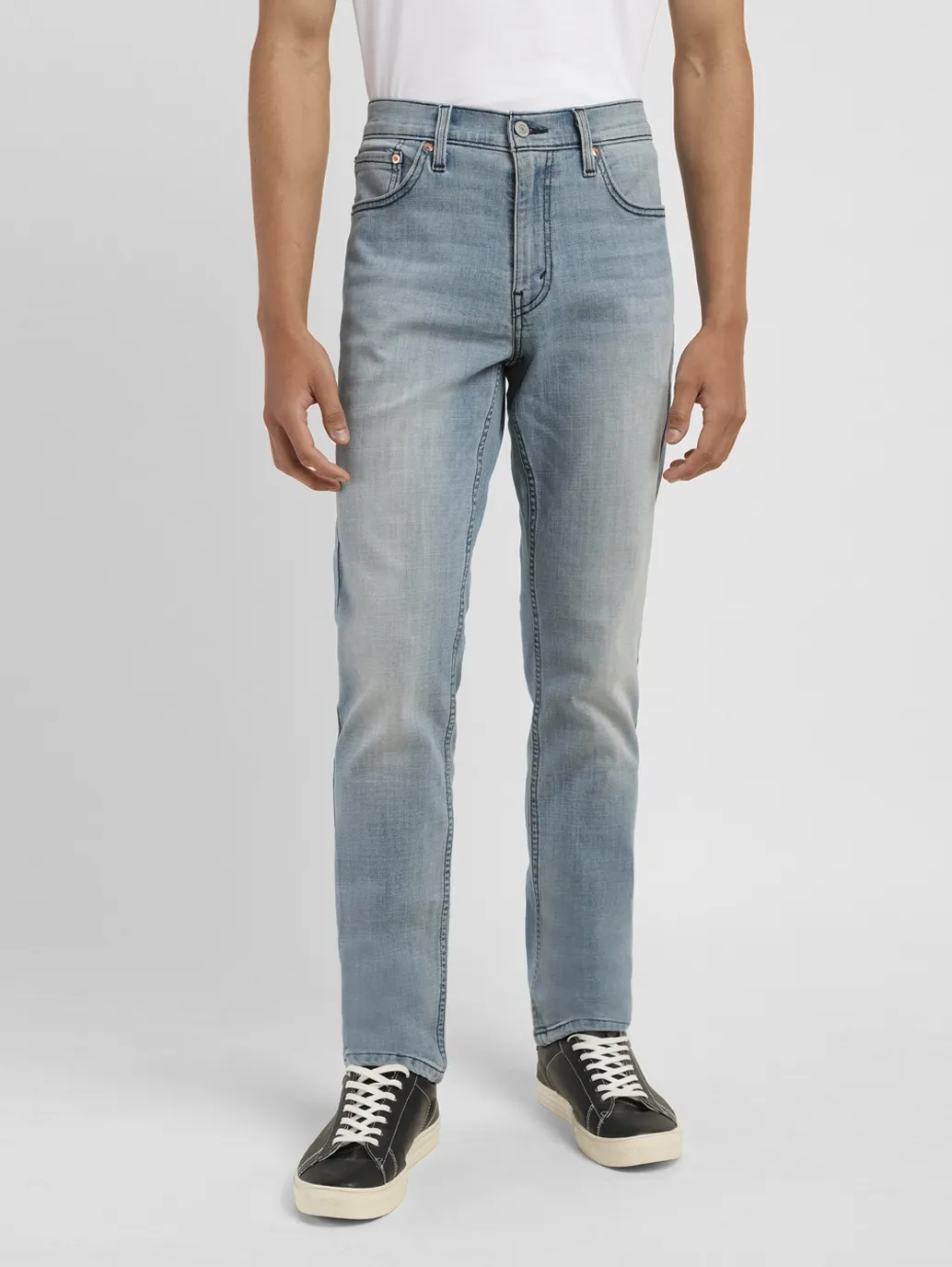 Men's 511 Blue Slim Fit Mid Rise Jeans - Image 2