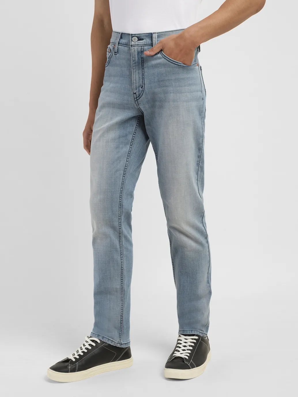Men's 511 Blue Slim Fit Mid Rise Jeans - Image 5