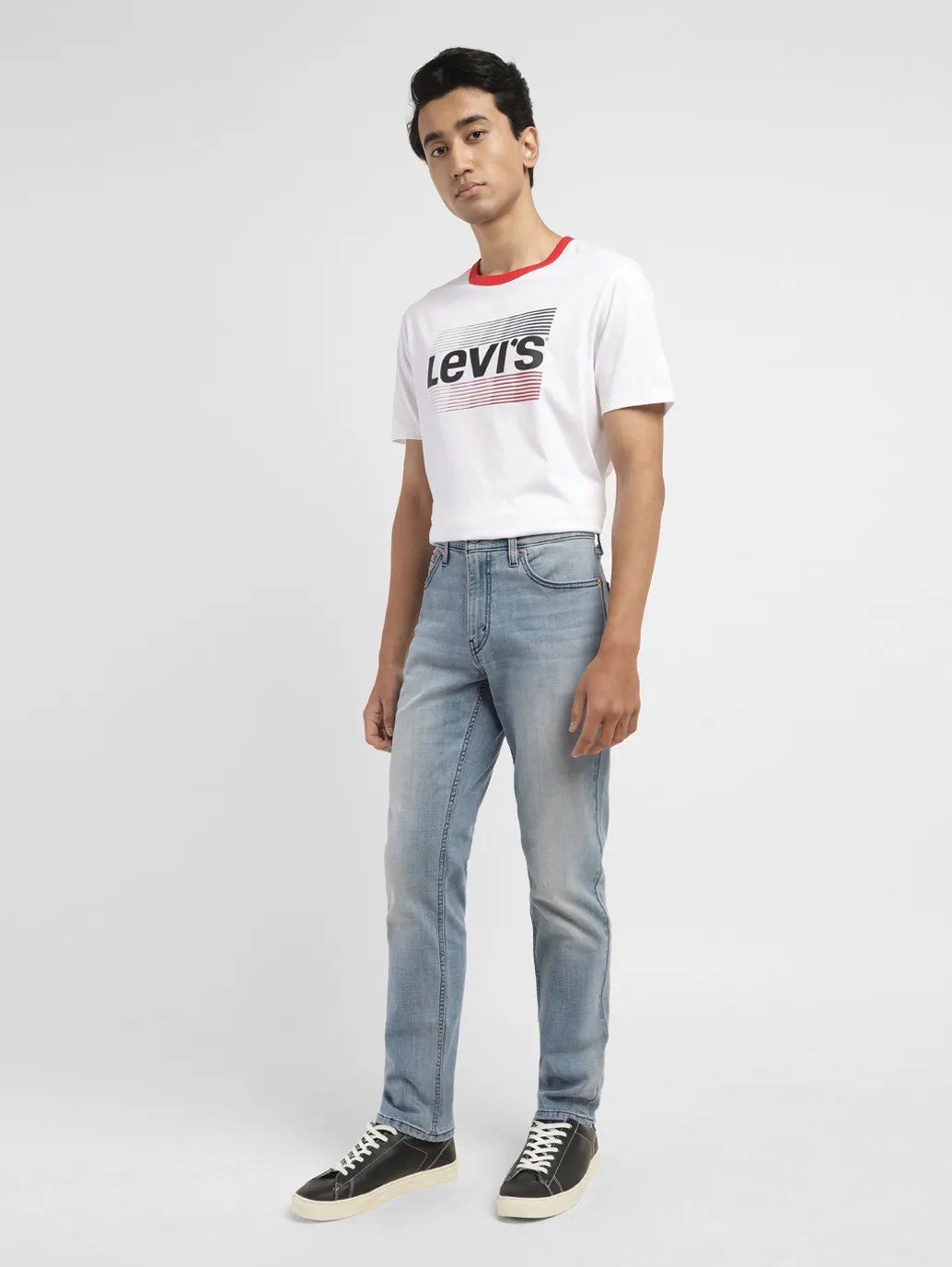 Men's 511 Blue Slim Fit Mid Rise Jeans - Image 8