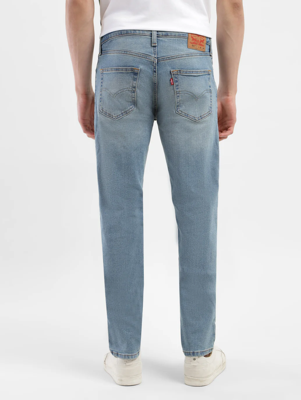 Men's 511 Blue Slim Fit Mid Rise Jeans - Image 2