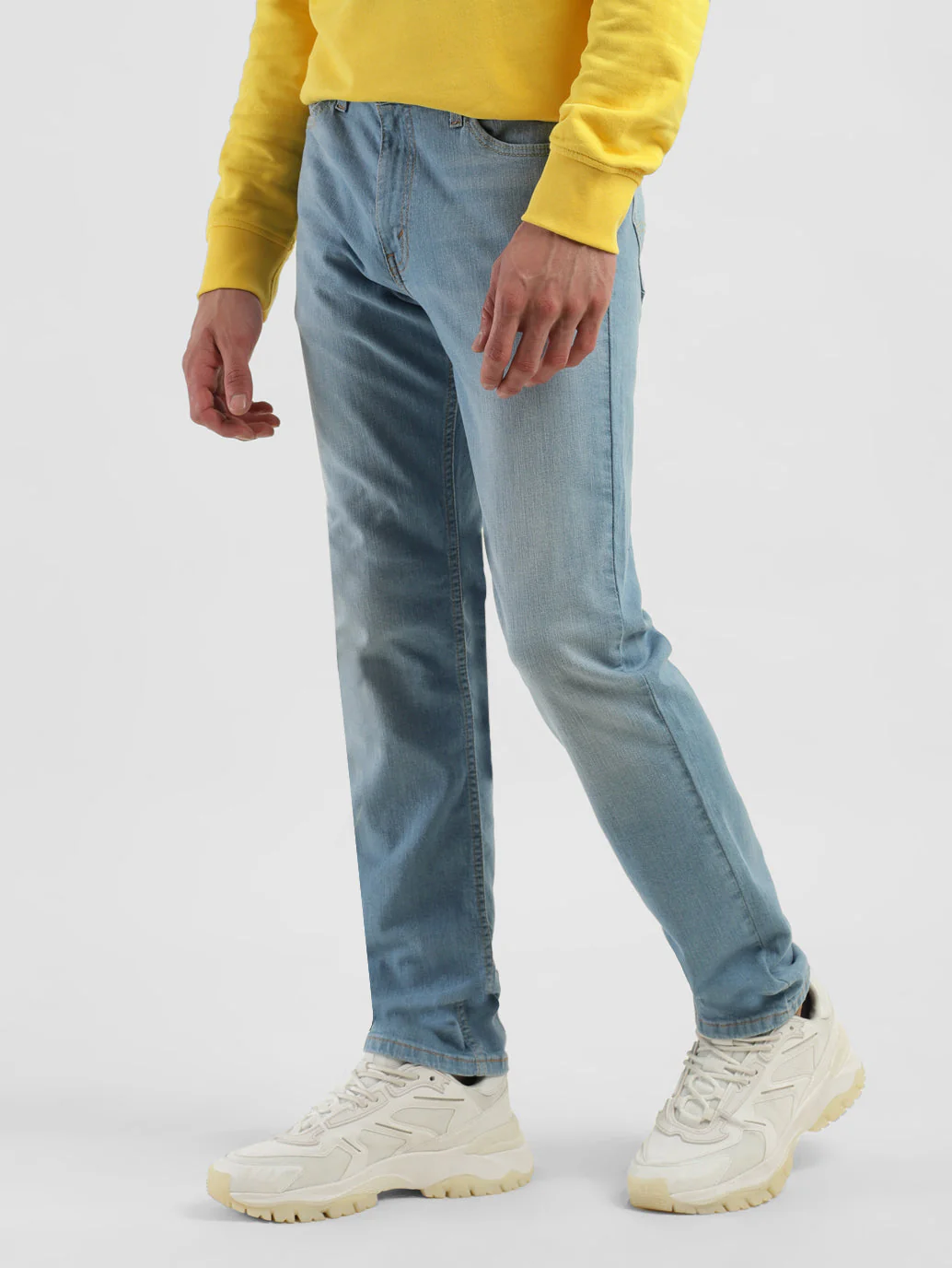 Men's 511 Blue Slim Fit Mid Rise Jeans - Image 5