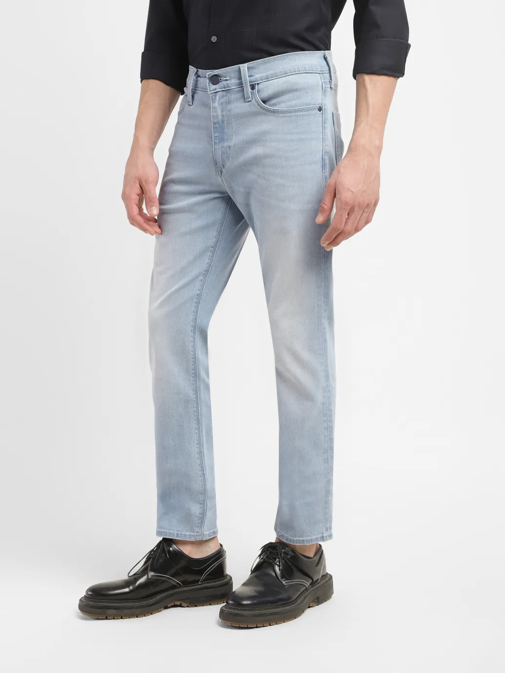 Men's Redloop 511 Blue Slim Fit Mid Rise Jeans - Image 5