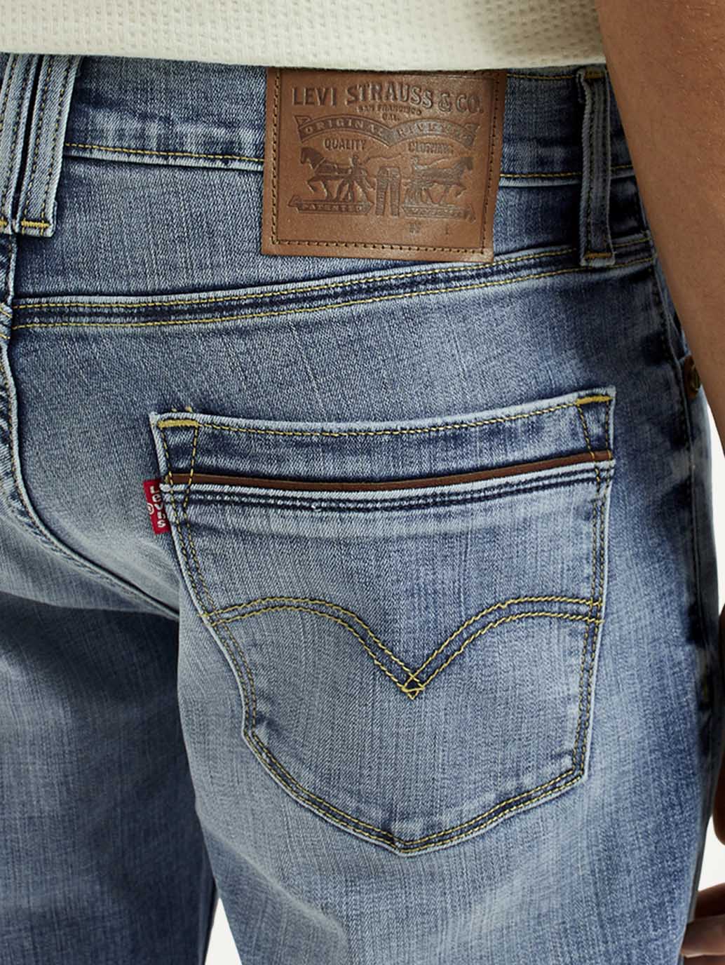 Men's 511 Light Indigo Slim Fit Mid Rise Jeans - Image 5