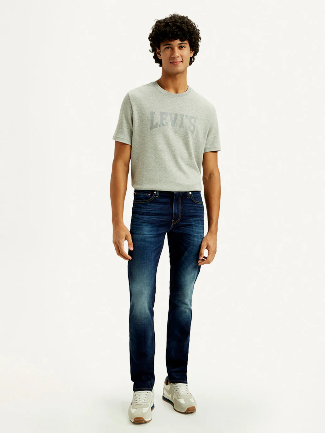 Men's 511 Indigo Slim Fit Mid Rise Linen Jeans - Image 8