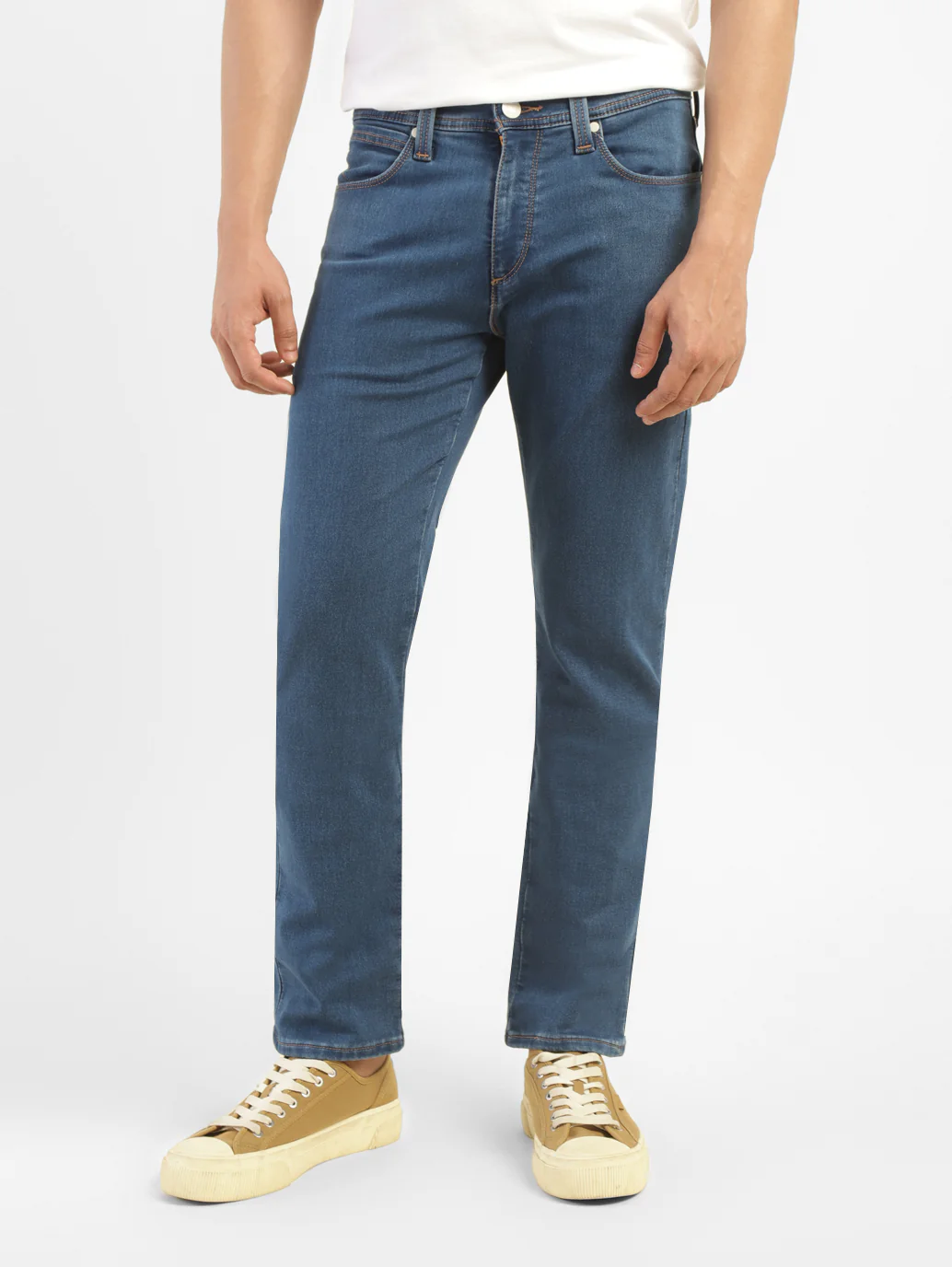 Men's 511 Blue Slim Fit Mid Rise Jeans - Image 2