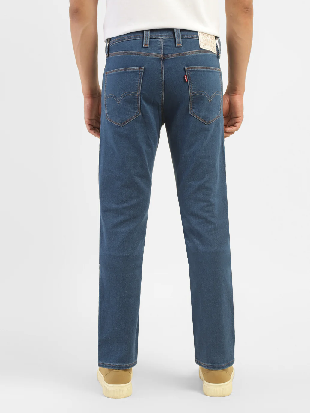 Men's 511 Blue Slim Fit Mid Rise Jeans - Image 3