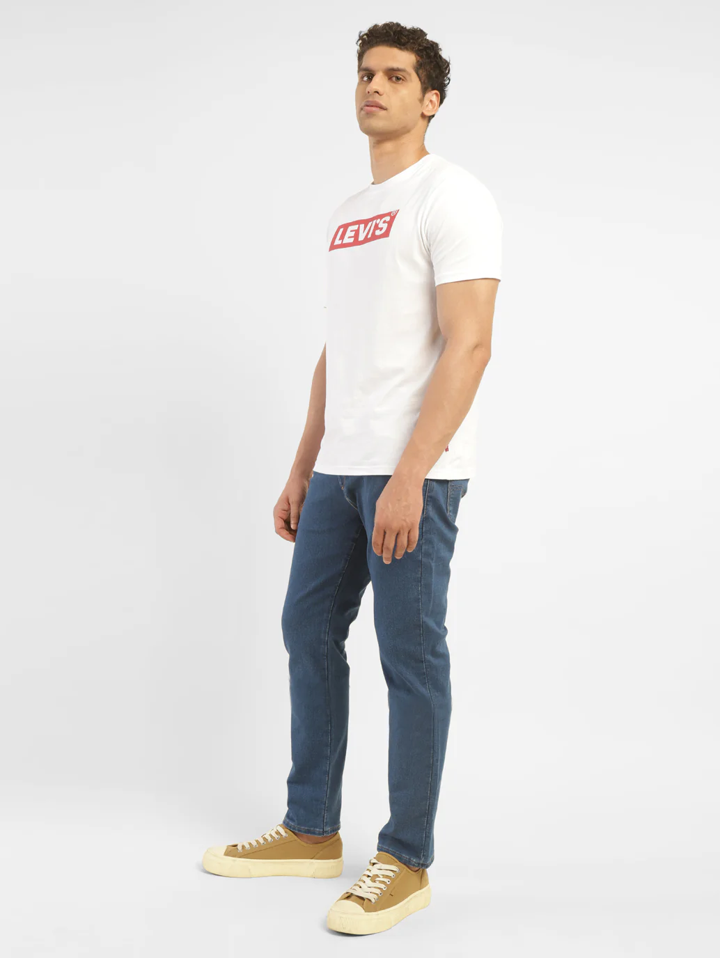 Men's 511 Blue Slim Fit Mid Rise Jeans - Image 7