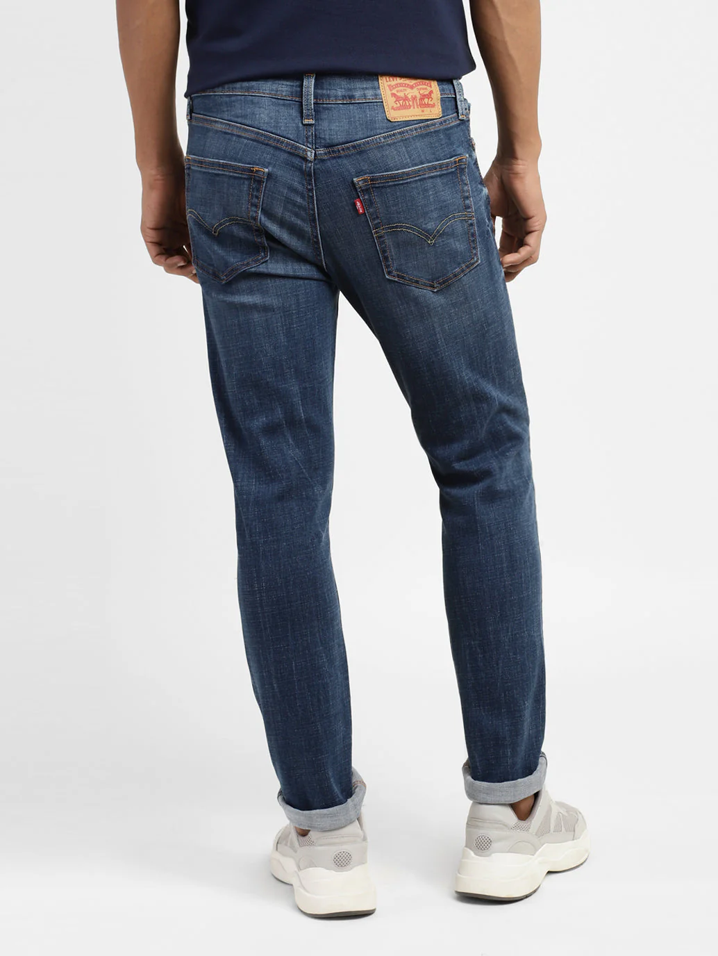 Men's 511 Blue Slim Fit Mid Rise Jeans - Image 3