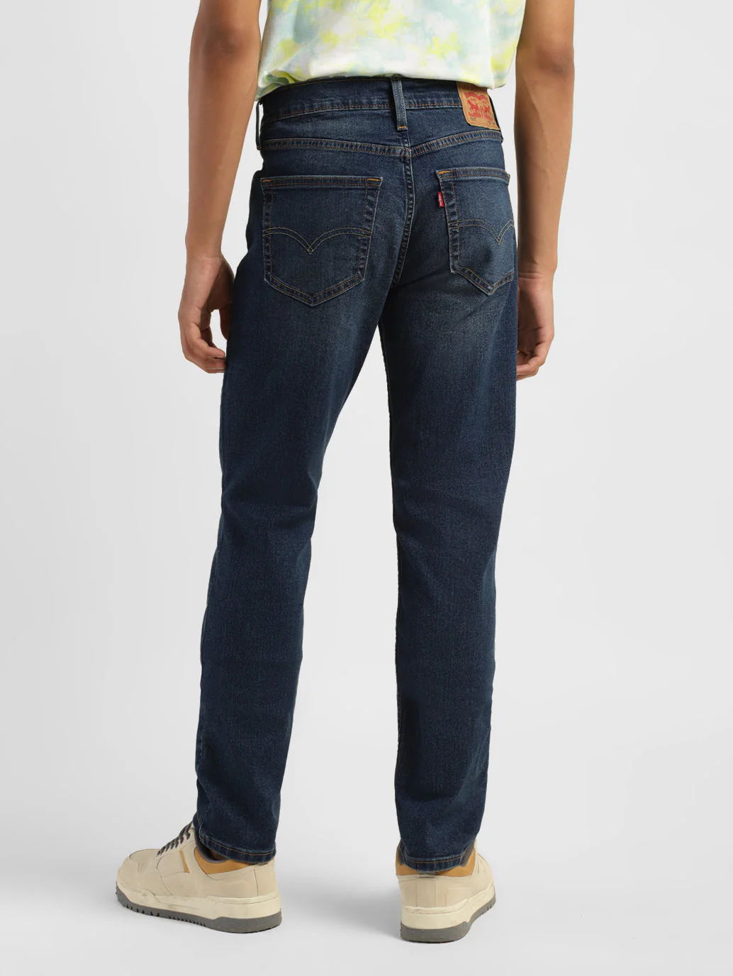 Men's 511 Blue Slim Fit Mid Rise Jeans - Image 3