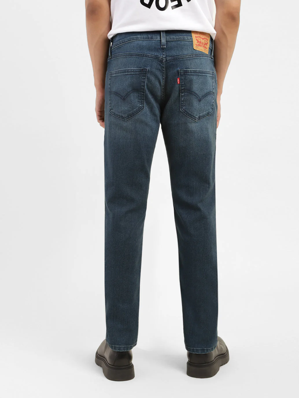 Men's 511 Blue Slim Fit Mid Rise Jeans - Image 3