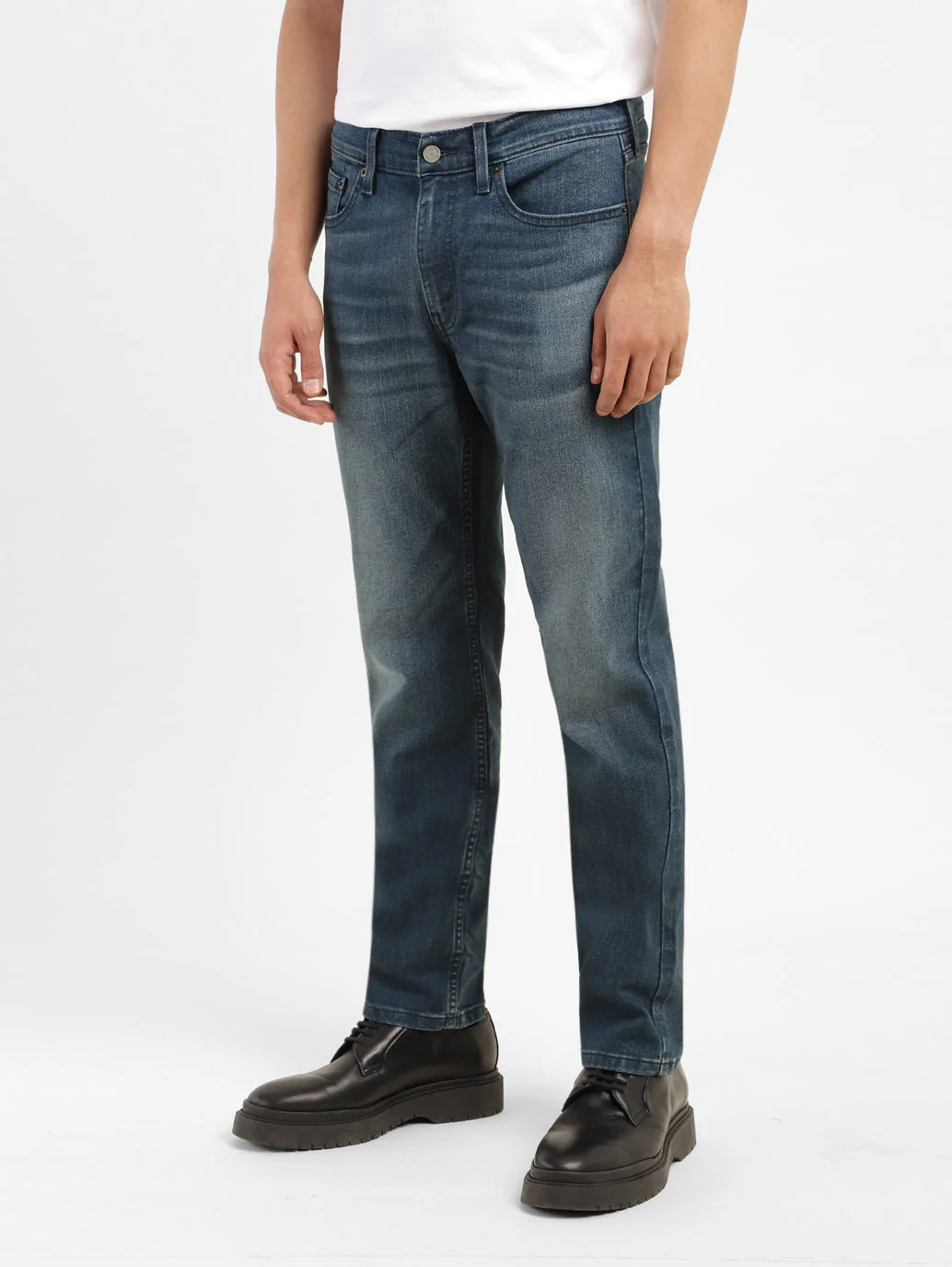Men's 511 Blue Slim Fit Mid Rise Jeans - Image 5