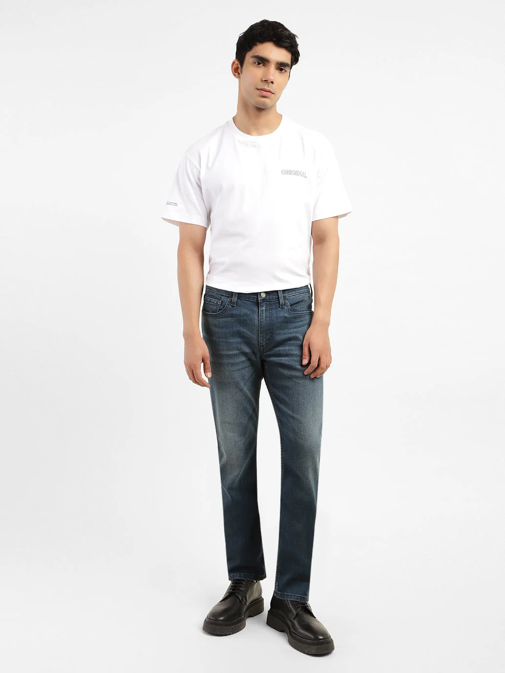 Men's 511 Blue Slim Fit Mid Rise Jeans - Image 8