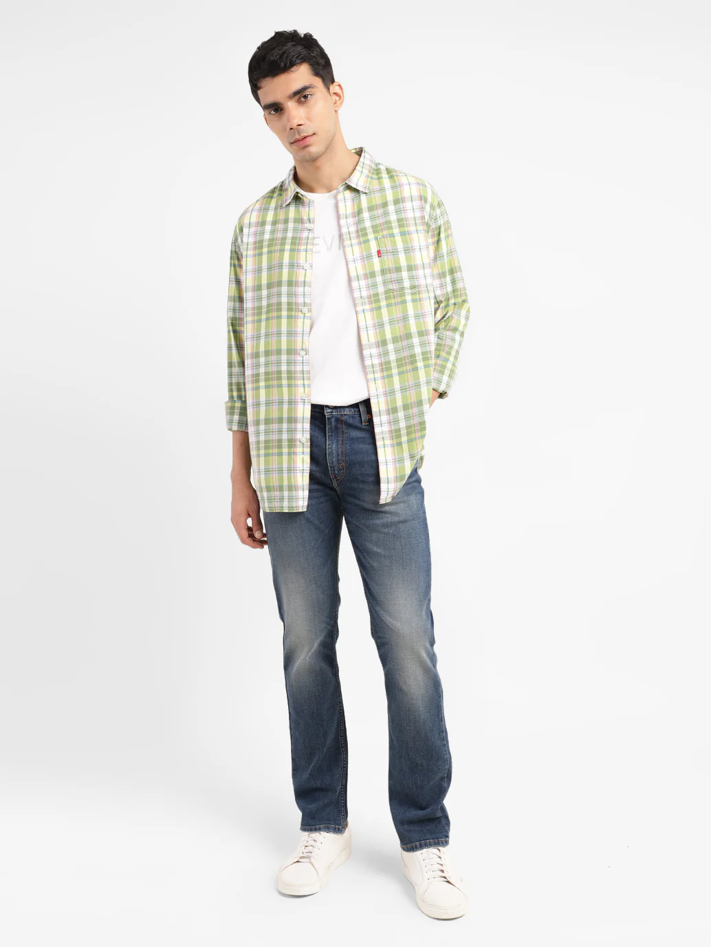 Men's 511 Indigo Slim Fit Mid Rise Jeans