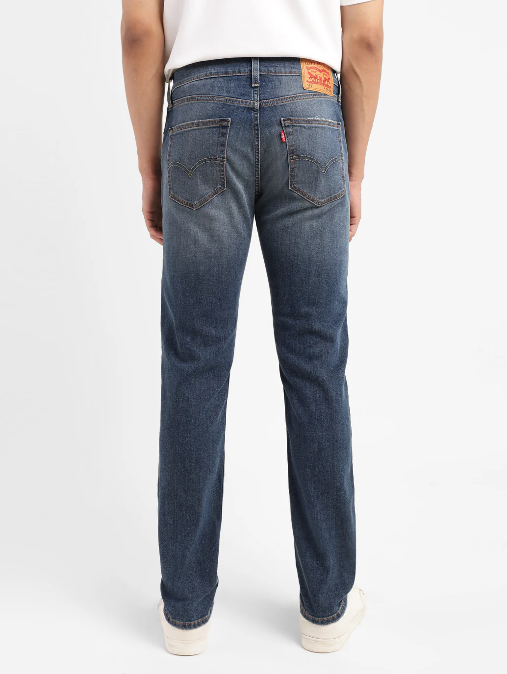 Men's 511 Indigo Slim Fit Mid Rise Jeans - Image 3