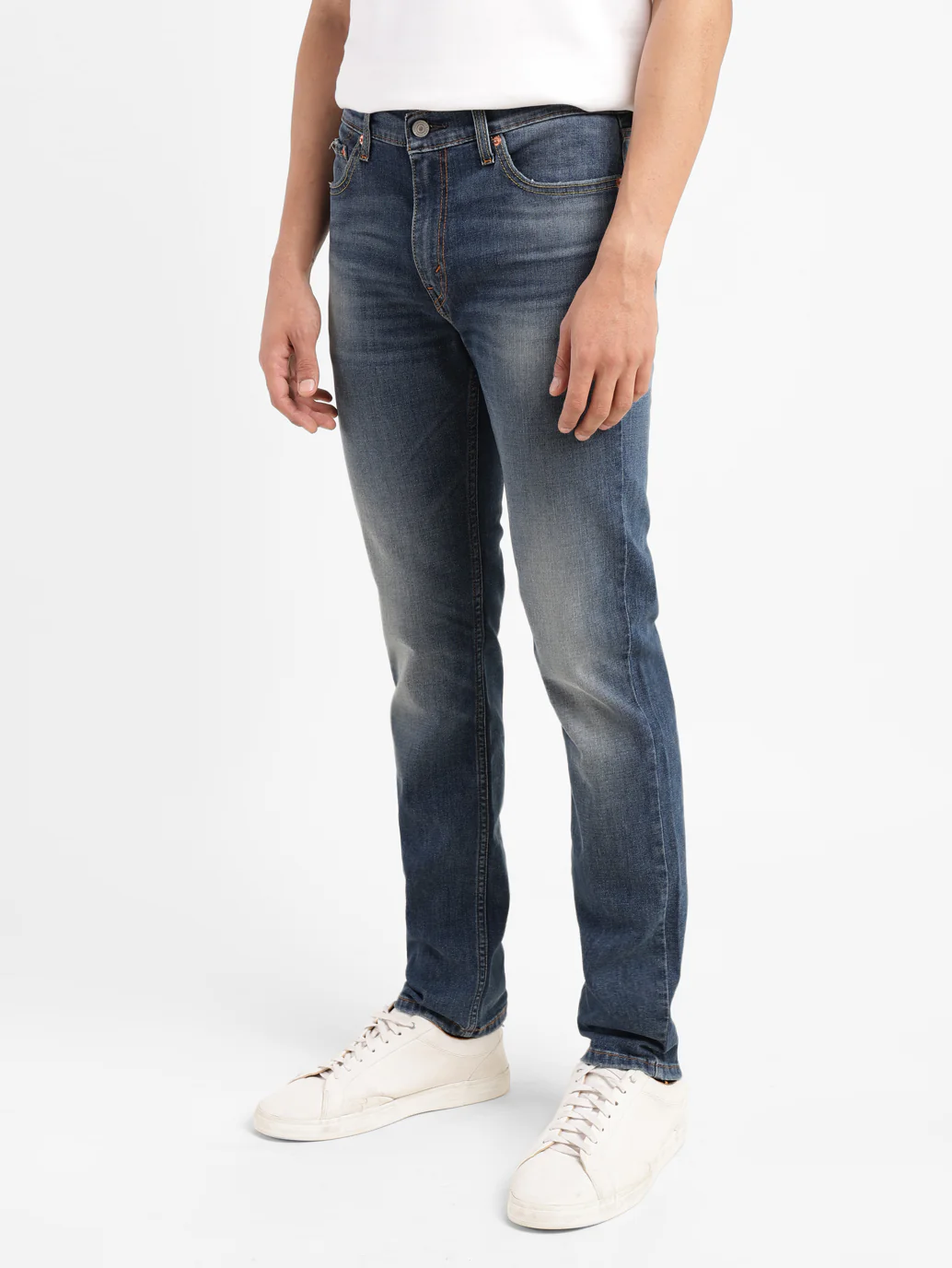 Men's 511 Indigo Slim Fit Mid Rise Jeans - Image 6