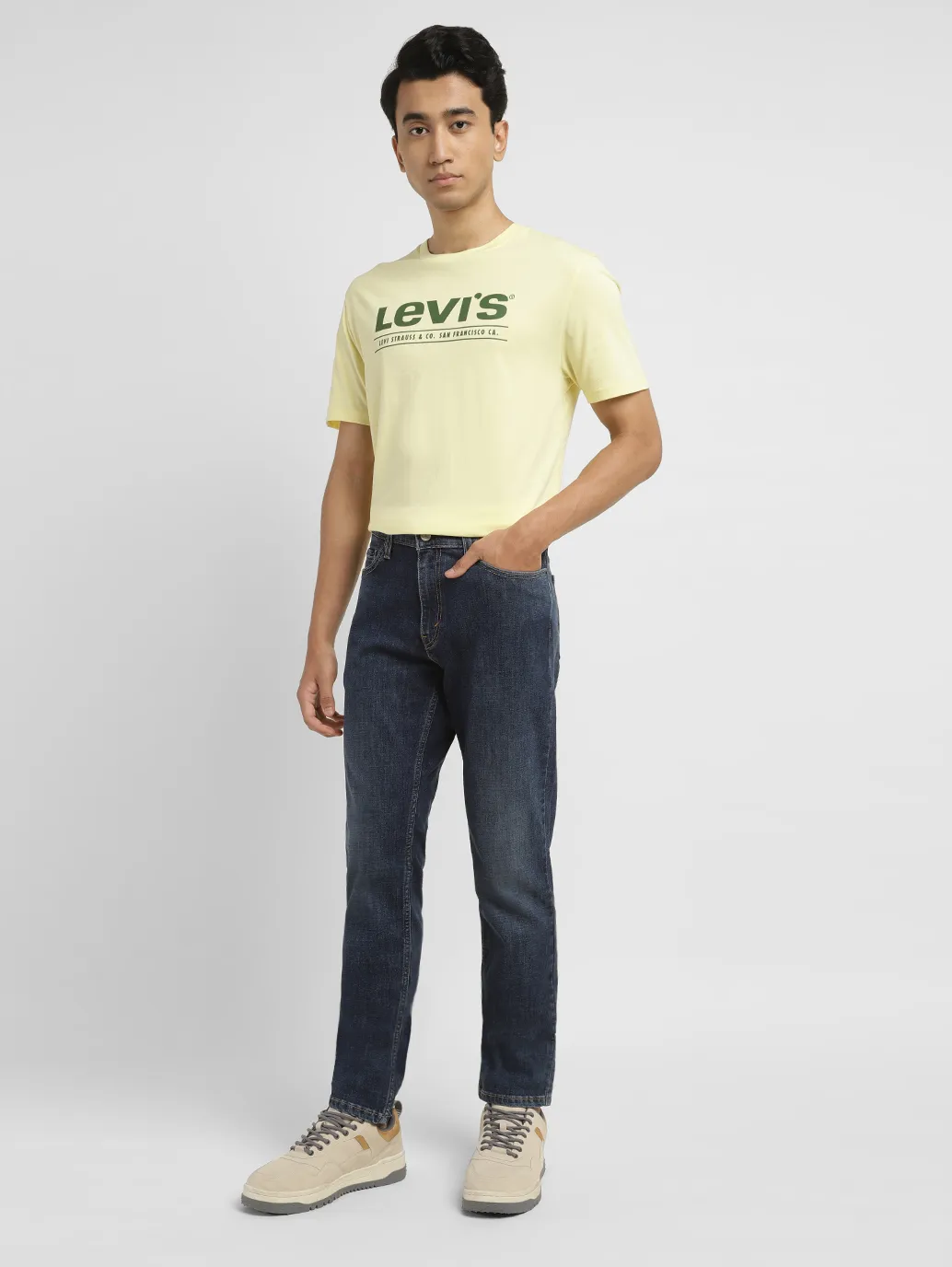 Men's 511 Blue Slim Fit Mid Rise Jeans - Image 8
