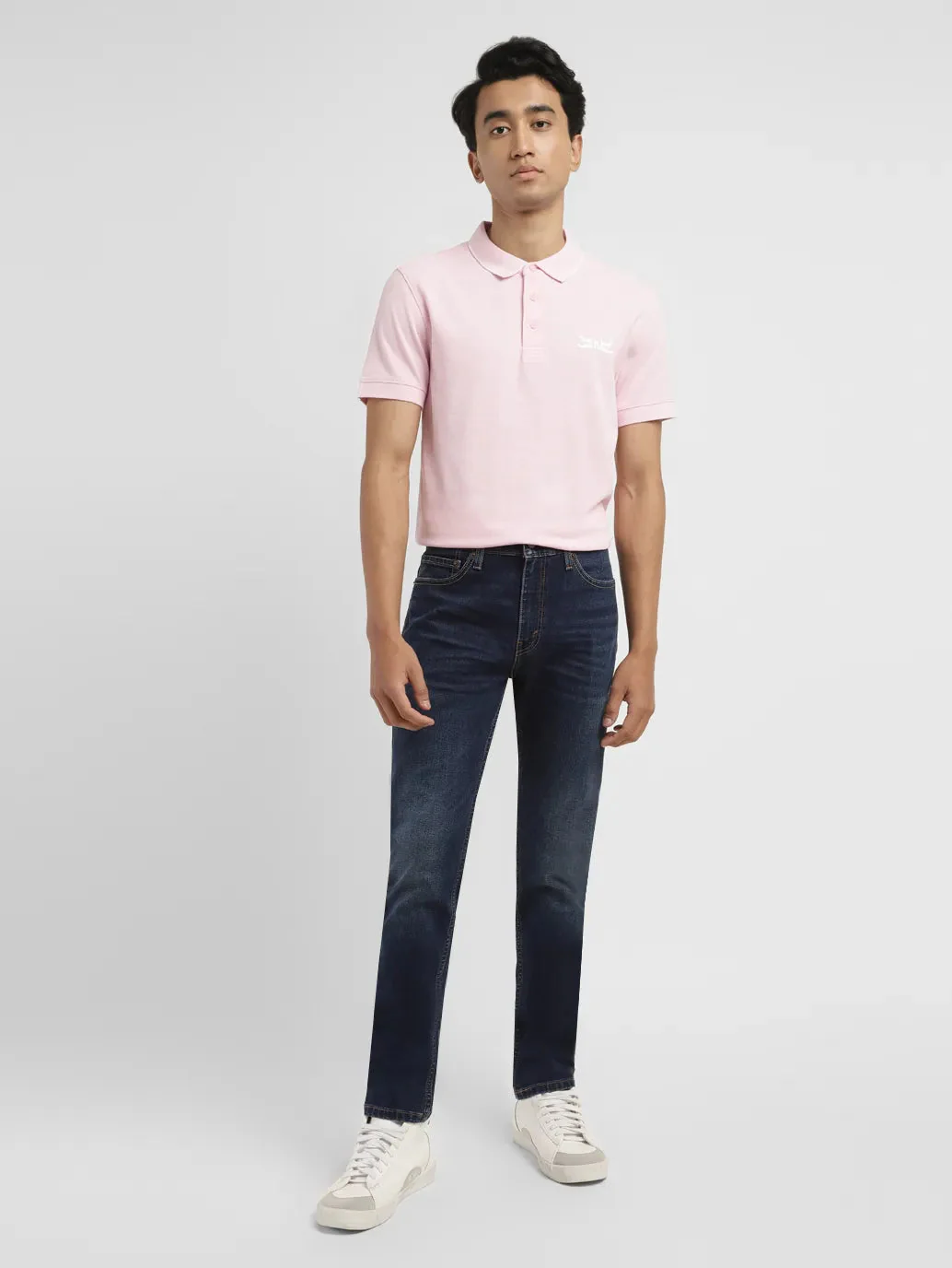 Men's 511 Blue Slim Fit Mid Rise Jeans