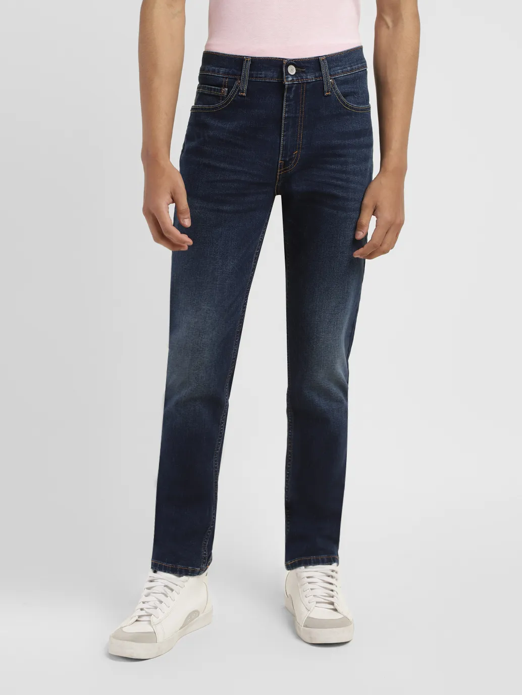 Men's 511 Blue Slim Fit Mid Rise Jeans - Image 2