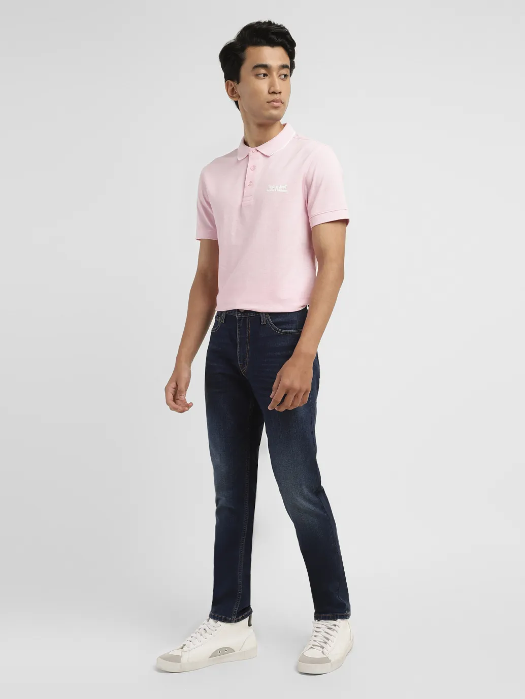 Men's 511 Blue Slim Fit Mid Rise Jeans - Image 8