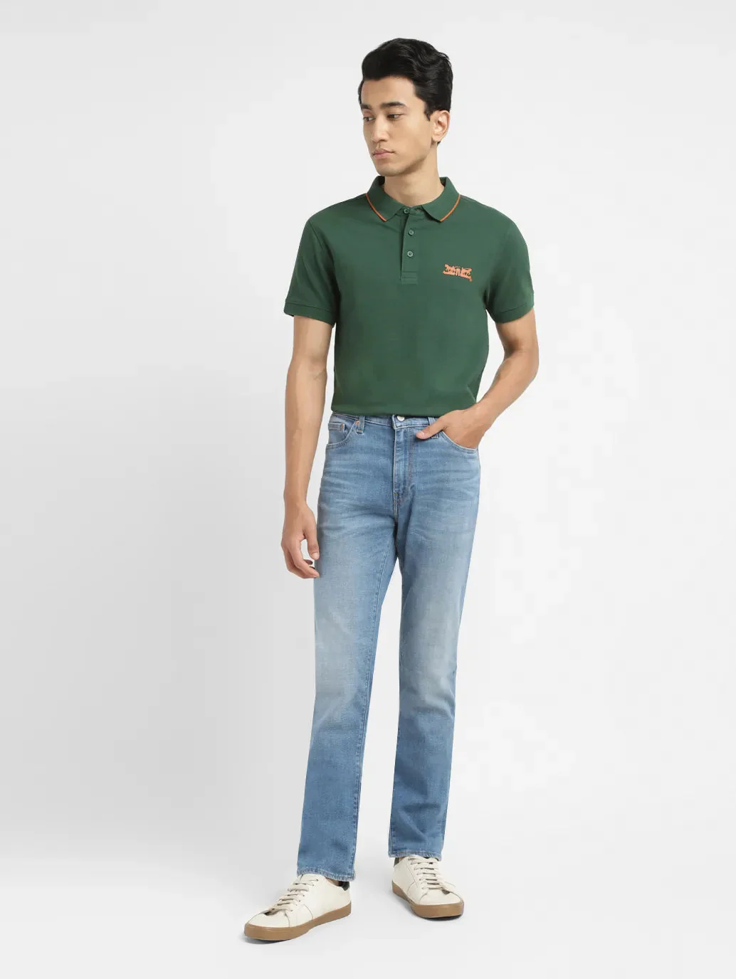 Men's 511 Indigo Slim Fit Mid Rise Jeans