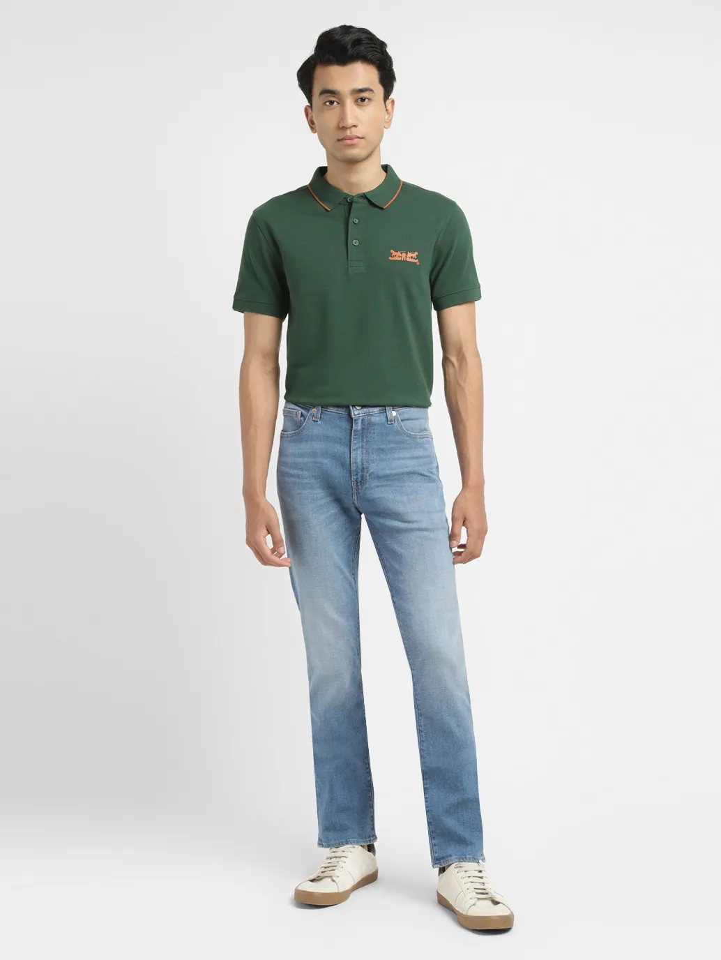 Men's 511 Indigo Slim Fit Mid Rise Jeans - Image 8