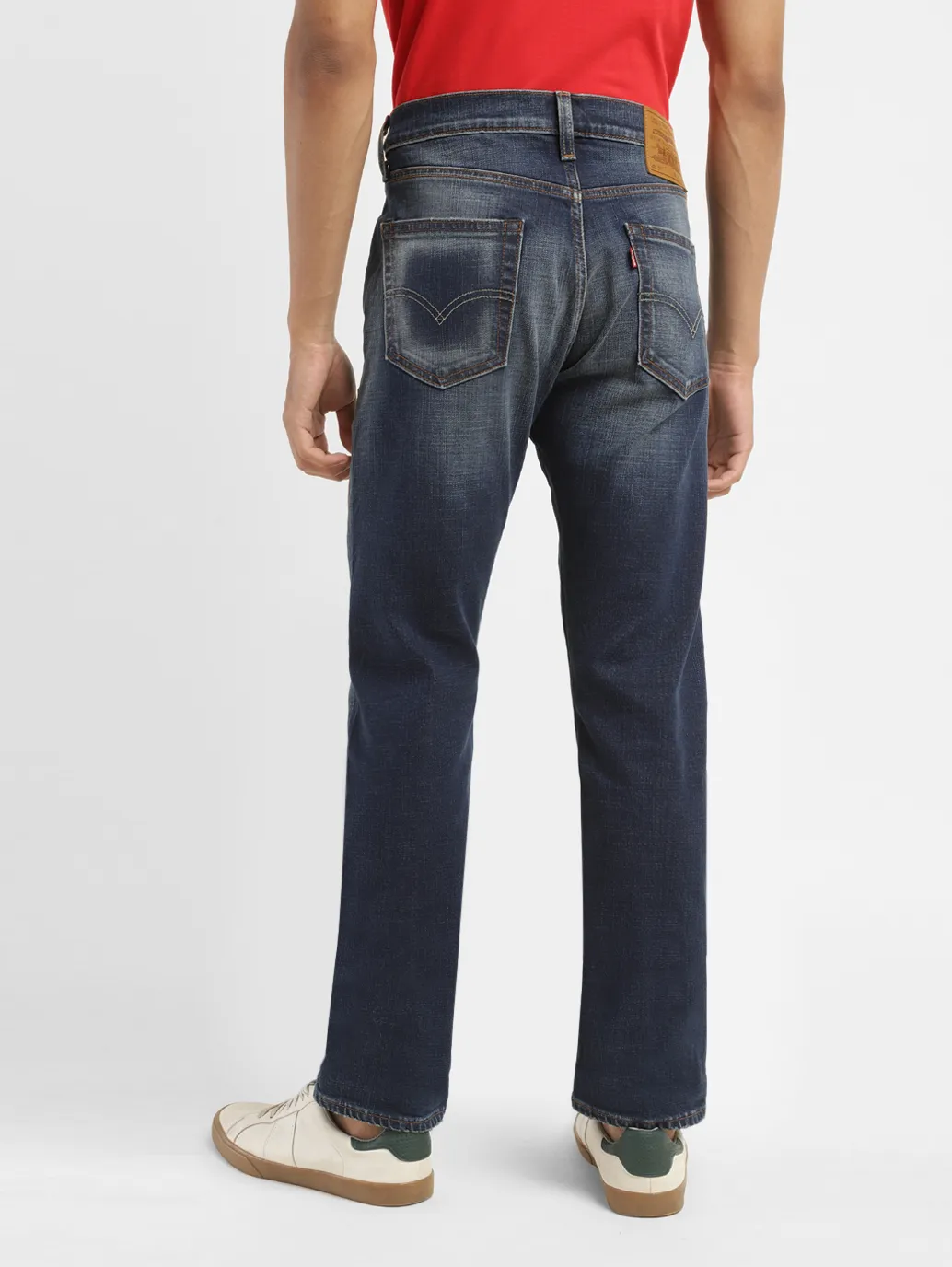 Men's 511 Blue Slim Fit Mid Rise Jeans - Image 3