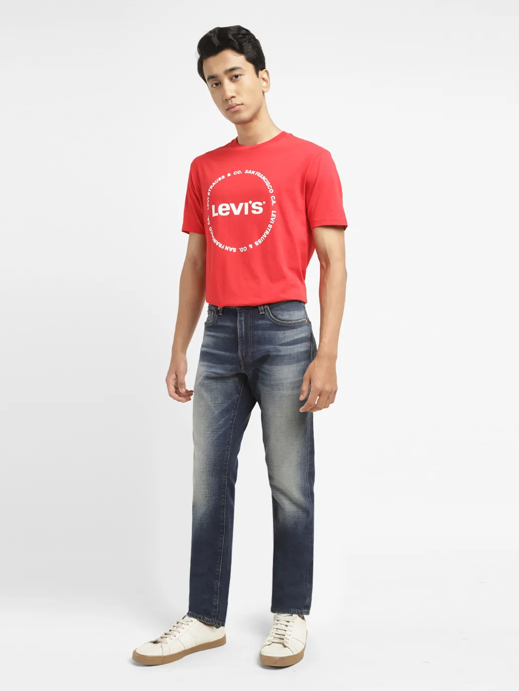 Men's 511 Blue Slim Fit Mid Rise Jeans - Image 8