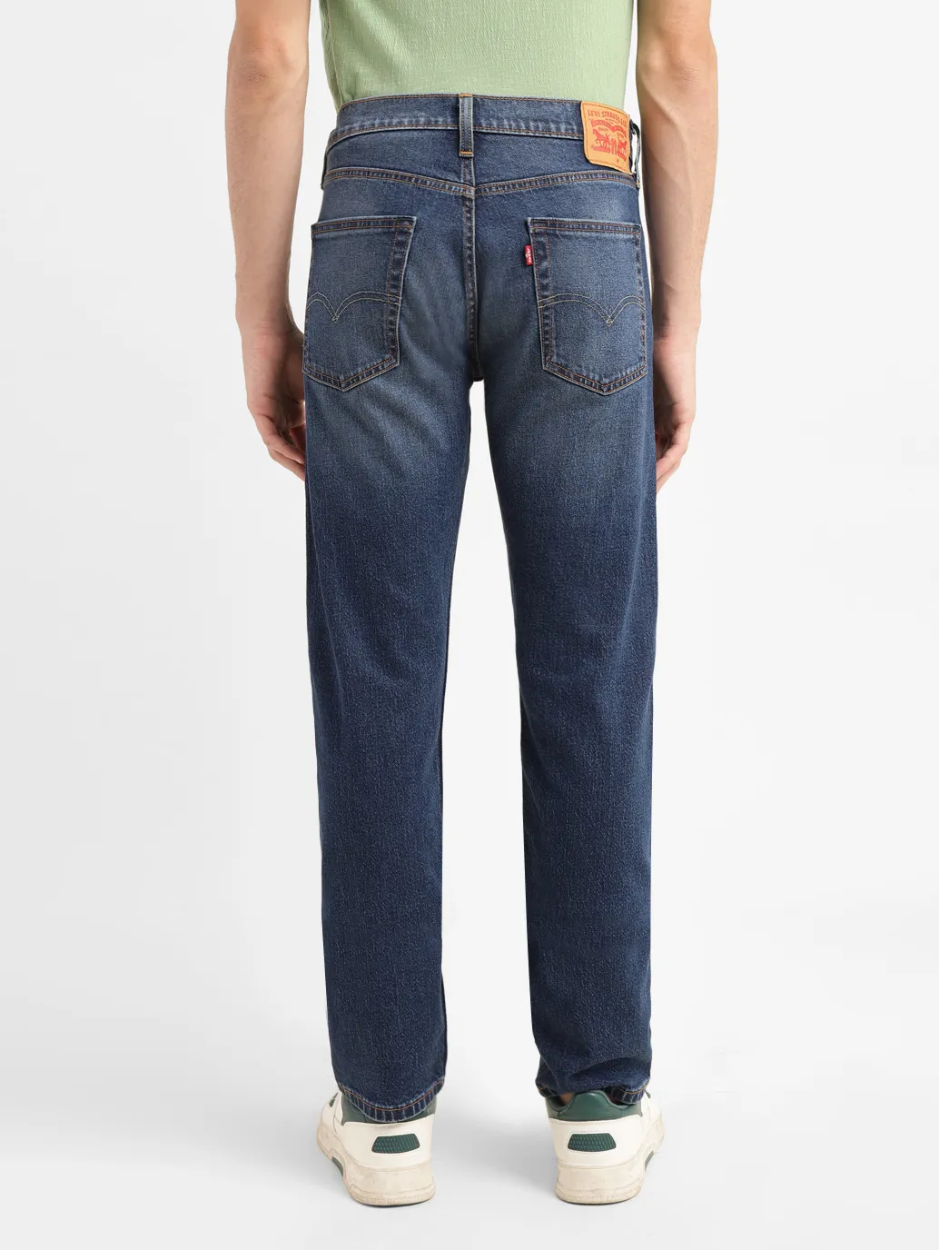 Men's 511 Blue Slim Fit Mid Rise Jeans - Image 3