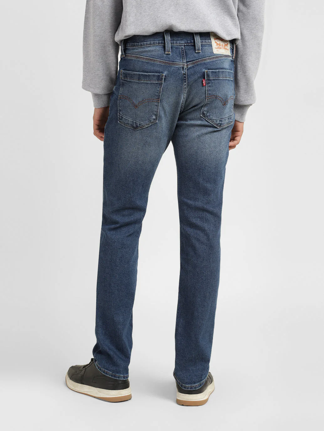 Men's 511 Blue Slim Fit Mid Rise Jeans - Image 3