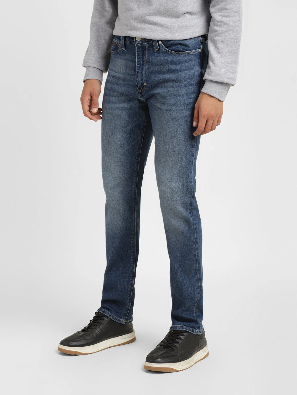 Men's 511 Blue Slim Fit Mid Rise Jeans - Image 5