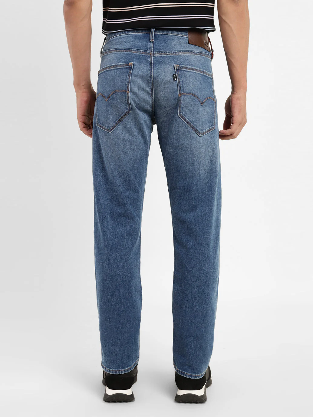 Men's Redloop 511 Blue Slim Fit Mid Rise Jeans - Image 3