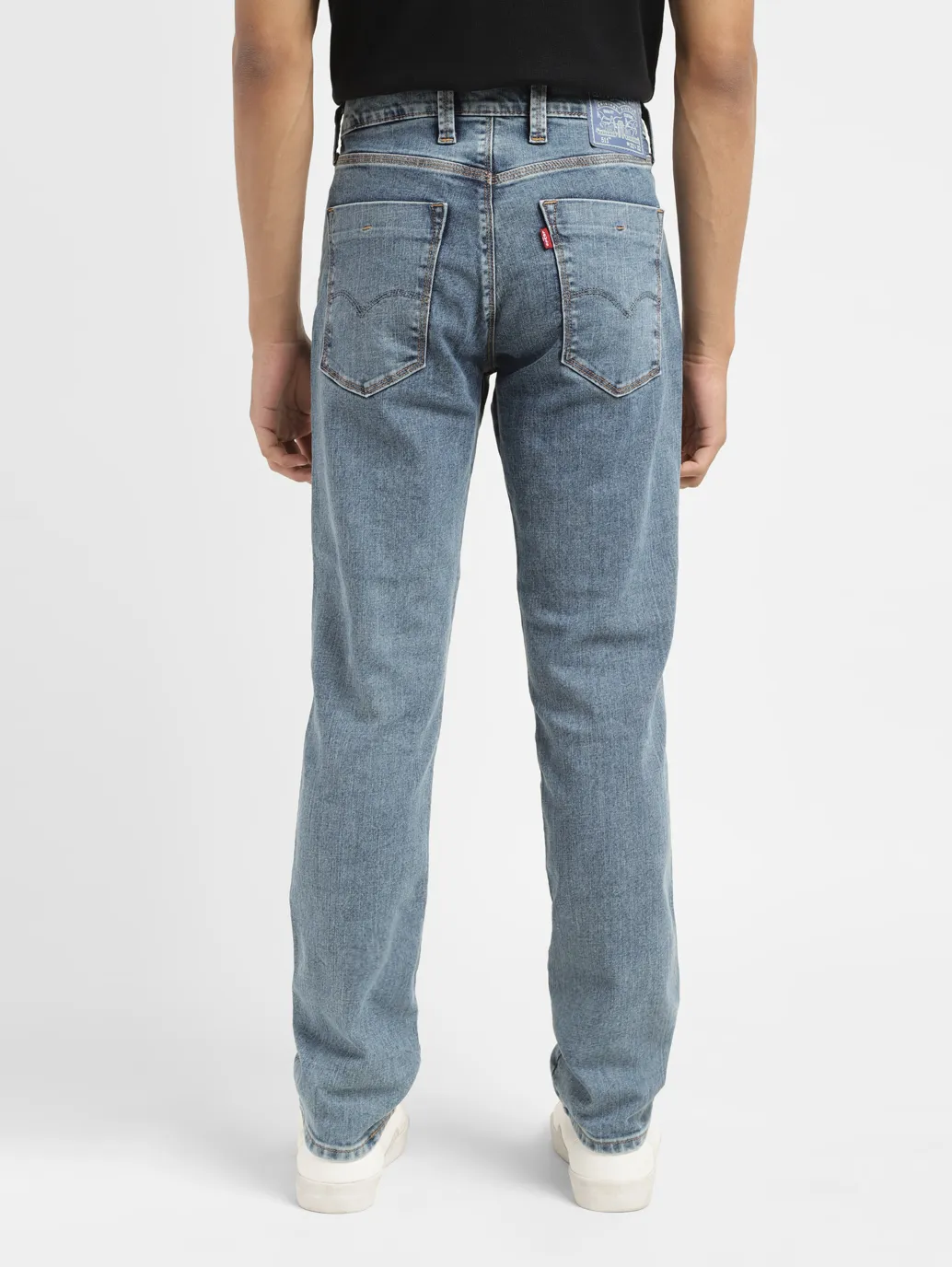 Men's 511 Blue Slim Fit Mid Rise Jeans - Image 3