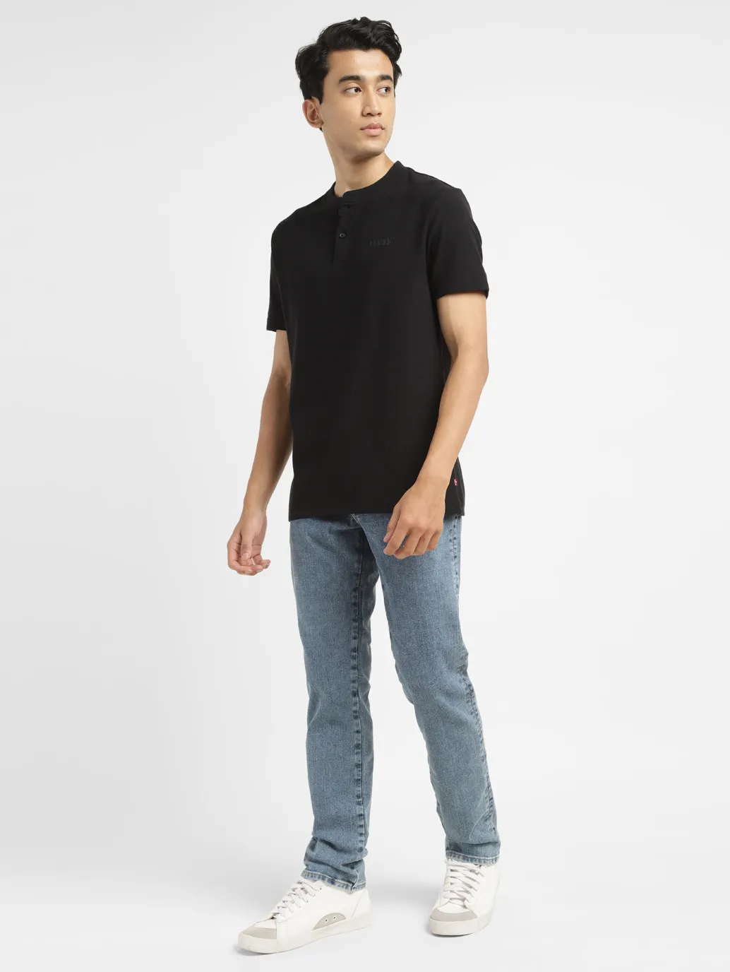 Men's 511 Blue Slim Fit Mid Rise Jeans - Image 8