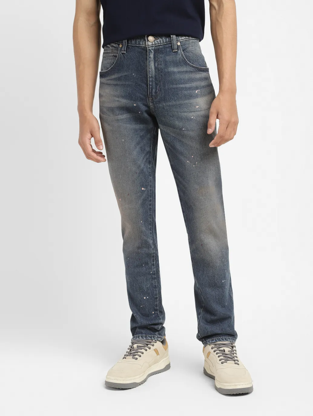 Men's 511 Blue Slim Fit Mid Rise Jeans - Image 2