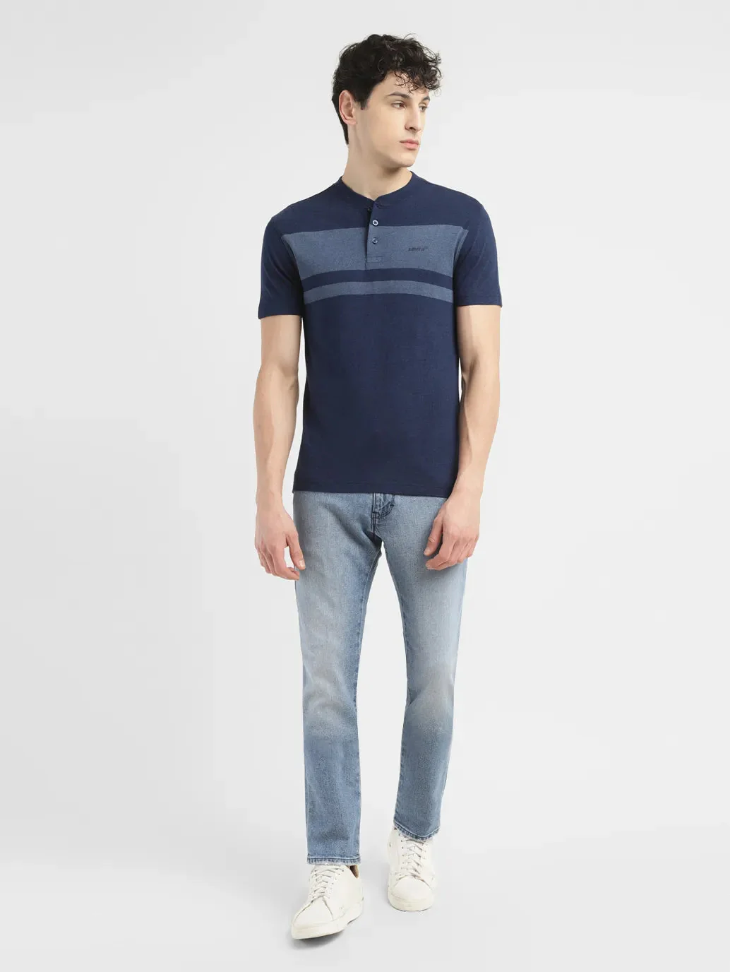 Men's 511 Blue Slim Fit Mid Rise Jeans