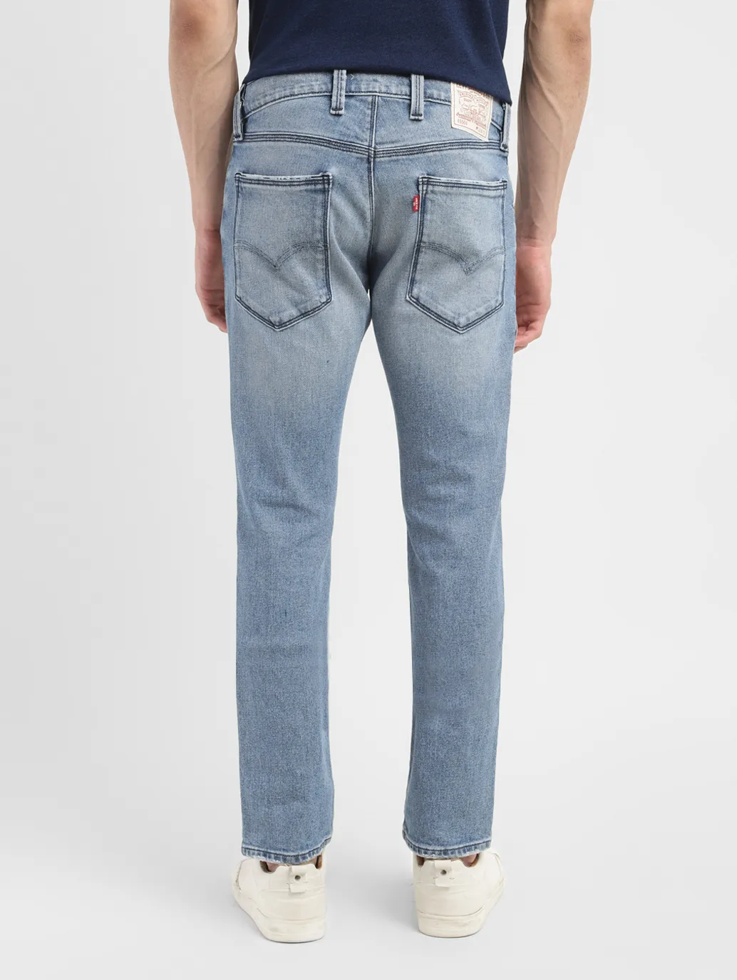 Men's 511 Blue Slim Fit Mid Rise Jeans - Image 3