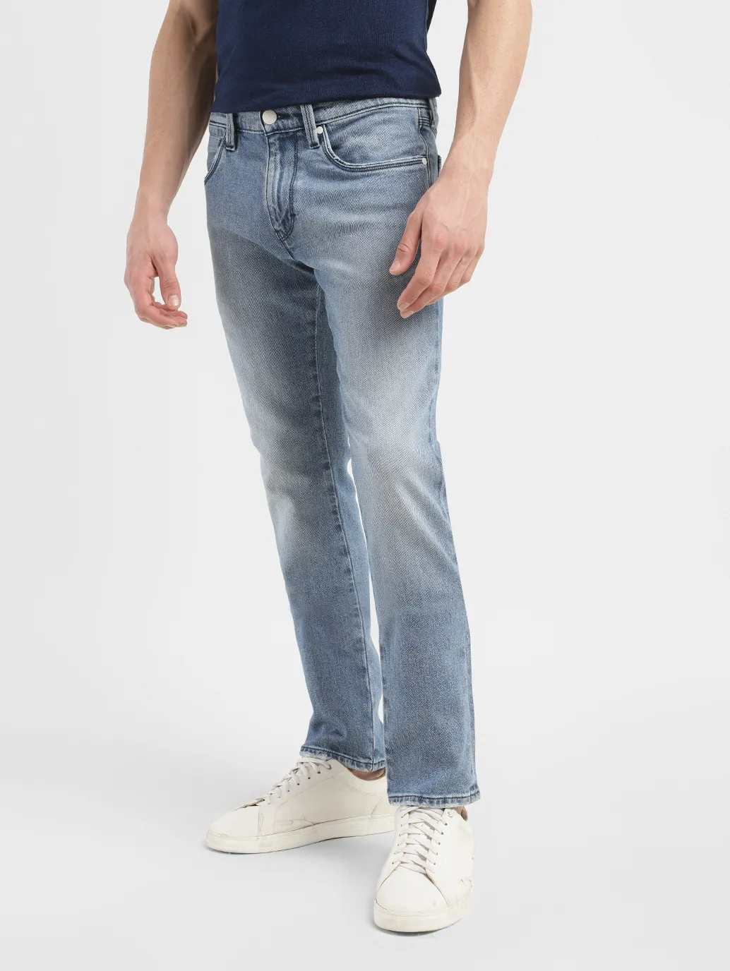 Men's 511 Blue Slim Fit Mid Rise Jeans - Image 5