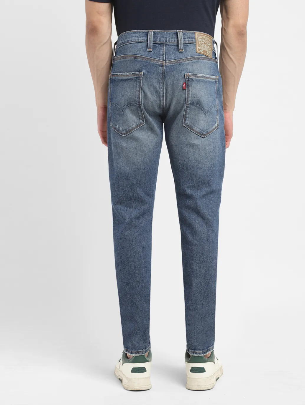 Men's 511 Blue Slim Fit Mid Rise Jeans - Image 3