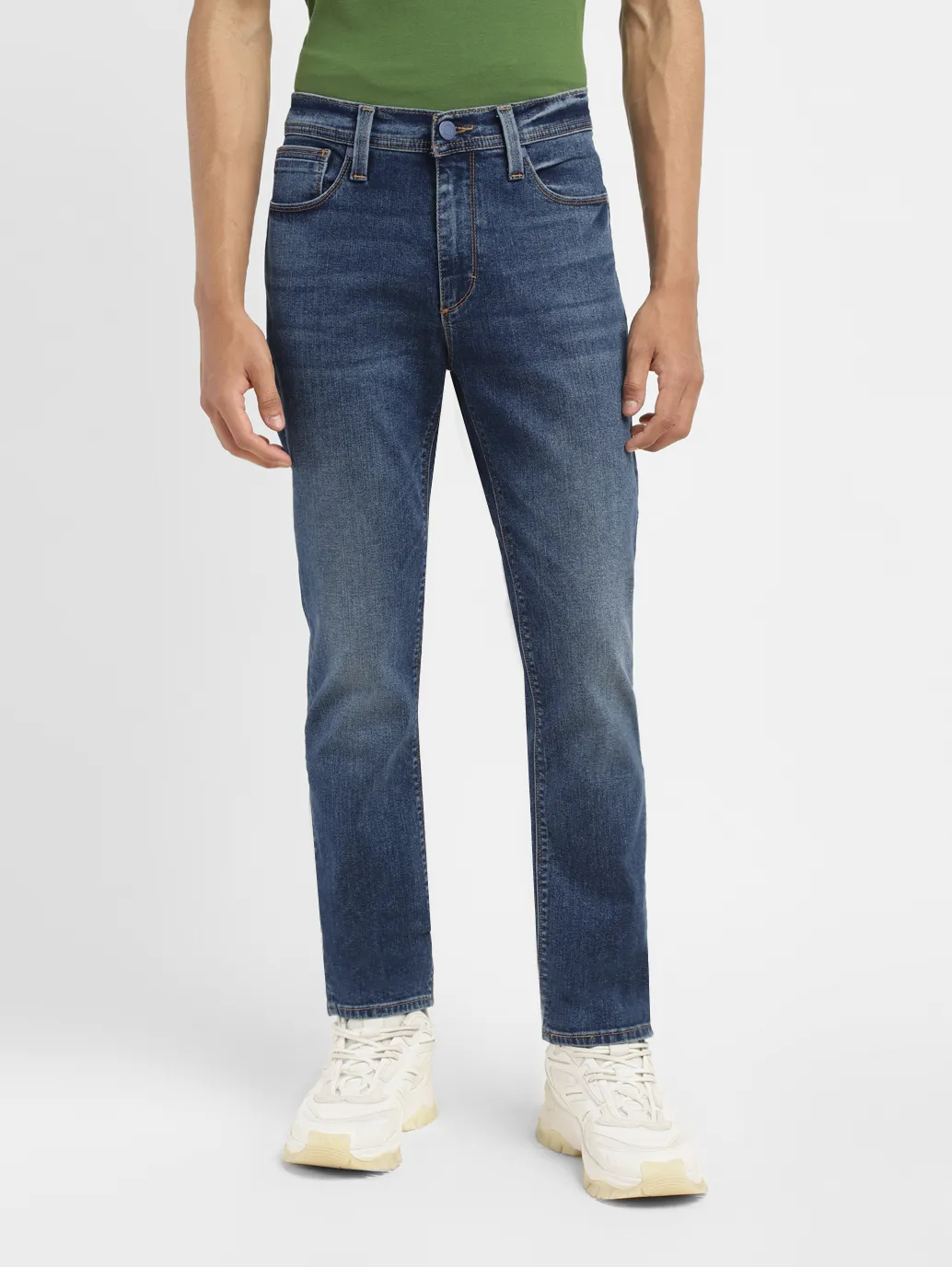 Men's 511 Blue Slim Fit Mid Rise Jeans - Image 2