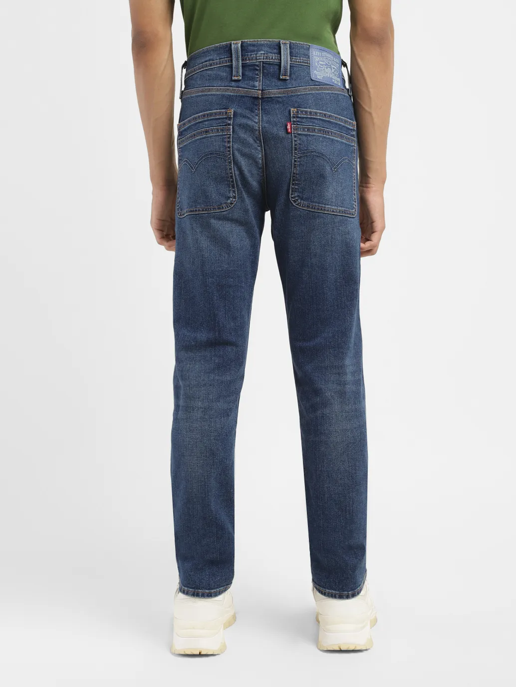 Men's 511 Blue Slim Fit Mid Rise Jeans - Image 3