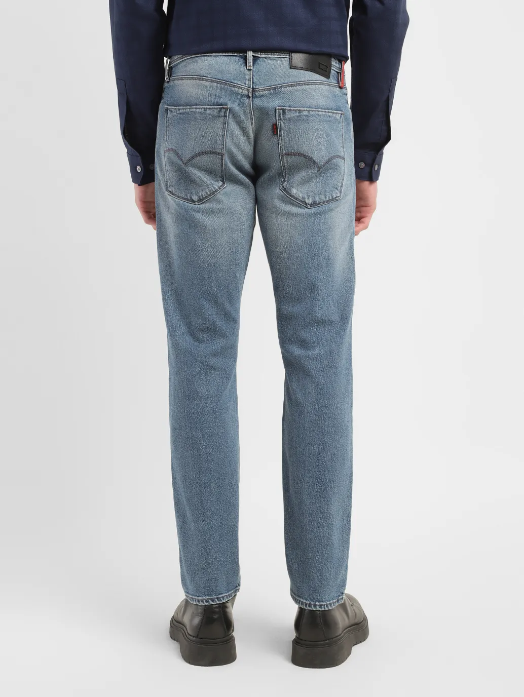 Men's Redloop 511 Blue Slim Fit Mid Rise Jeans - Image 3